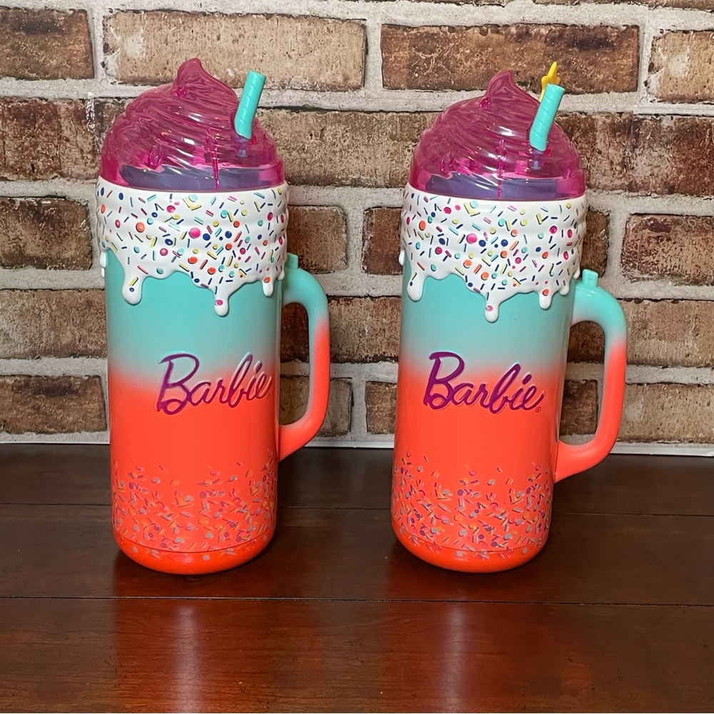 Barbie Pop Reveal Rise & Surprise Ice Cream Sundae Float Storage Cases (2pc)